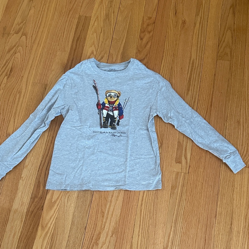 Polo Ralph Lauren Boys Gray Long Sleeve Shirt
